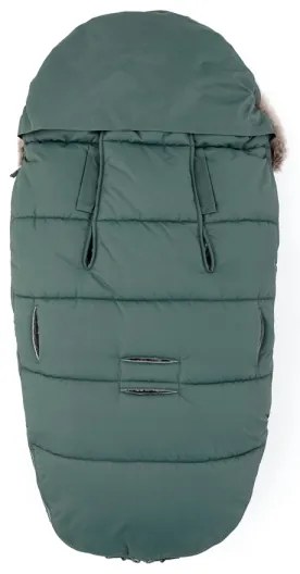 PETITE&MARS - SZETT Gyerek bundazsák 4 az 1-ben COMFY + babakocsi kézmelegítők FURRY Khaki