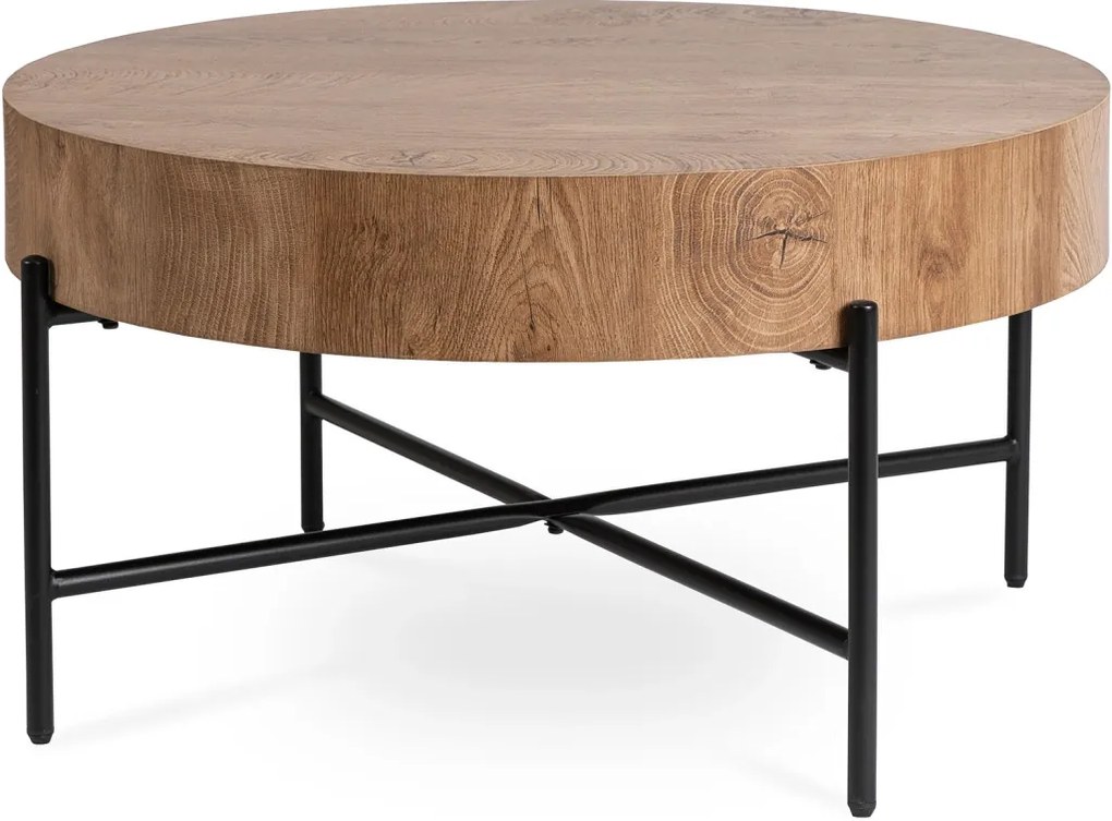 Dohányzóasztal tölgy színben. BELIEF