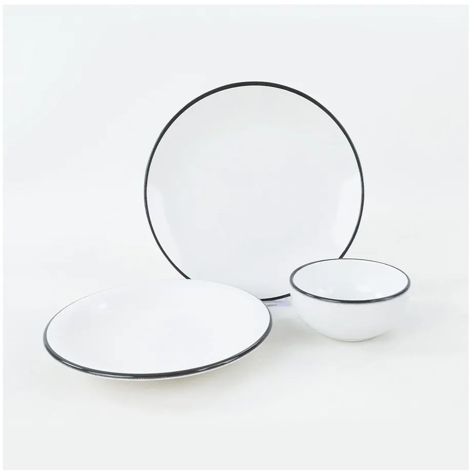 Simply 12 db-os fehér kerámia étkészlet - My Ceramic