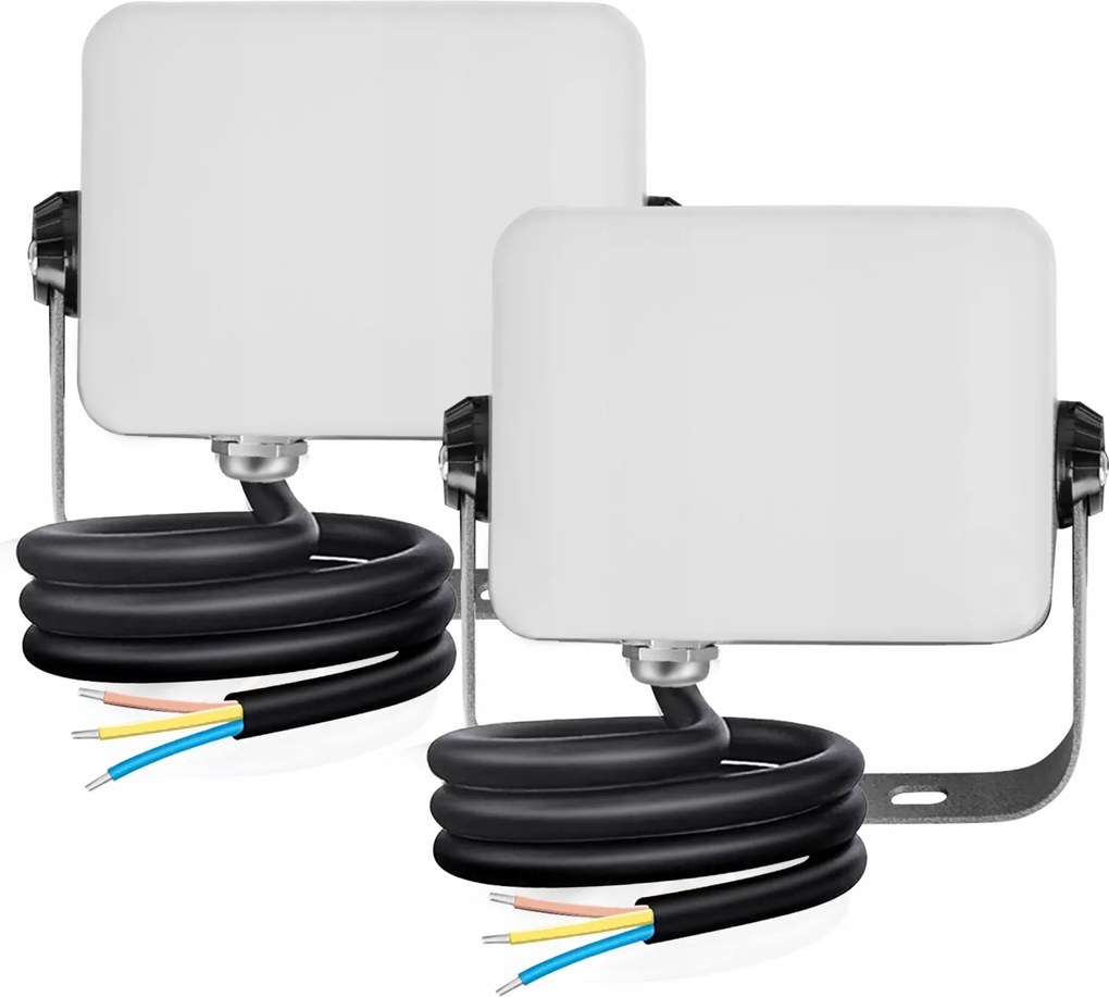 Led fényvető matt 20W halogén 4000K kültéri reflektor 2db Aigostar