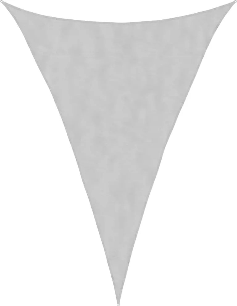 vidaXL világosszürke 100% poliészter oxford szövet napvitorla 5x7x7 m