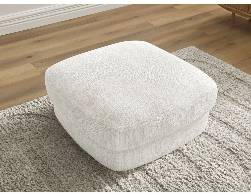 Fehér zsenília lábtartó Leonore – Bobochic Paris