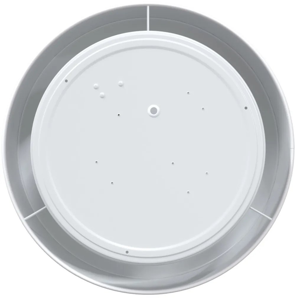 Mennyezeti Lámpák Flush Mount Fehér Ø 30 cm Szövet E27