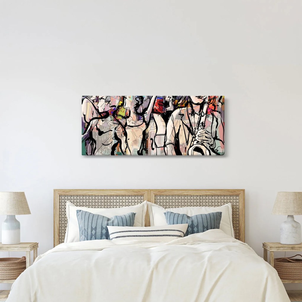 Kép - Jazz éjszaka (120x50 cm)