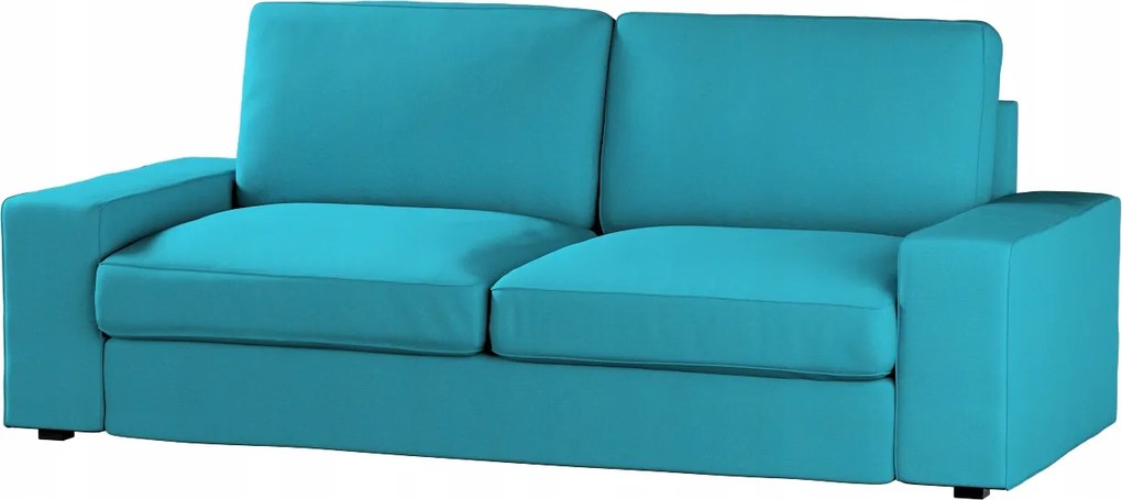 Dekoria Kivik 3 személyes kanapé huzat, összecsukható Ikea kék