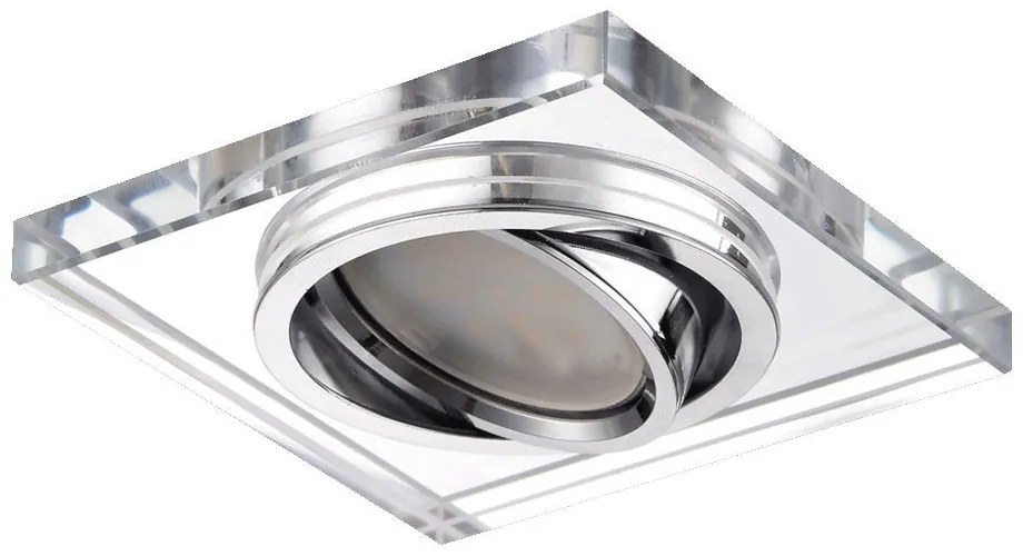Prezent ELEGANT GLASS MOVABLE 71053 Beépíthető spotlámpa 1x50W/GU10 IP20