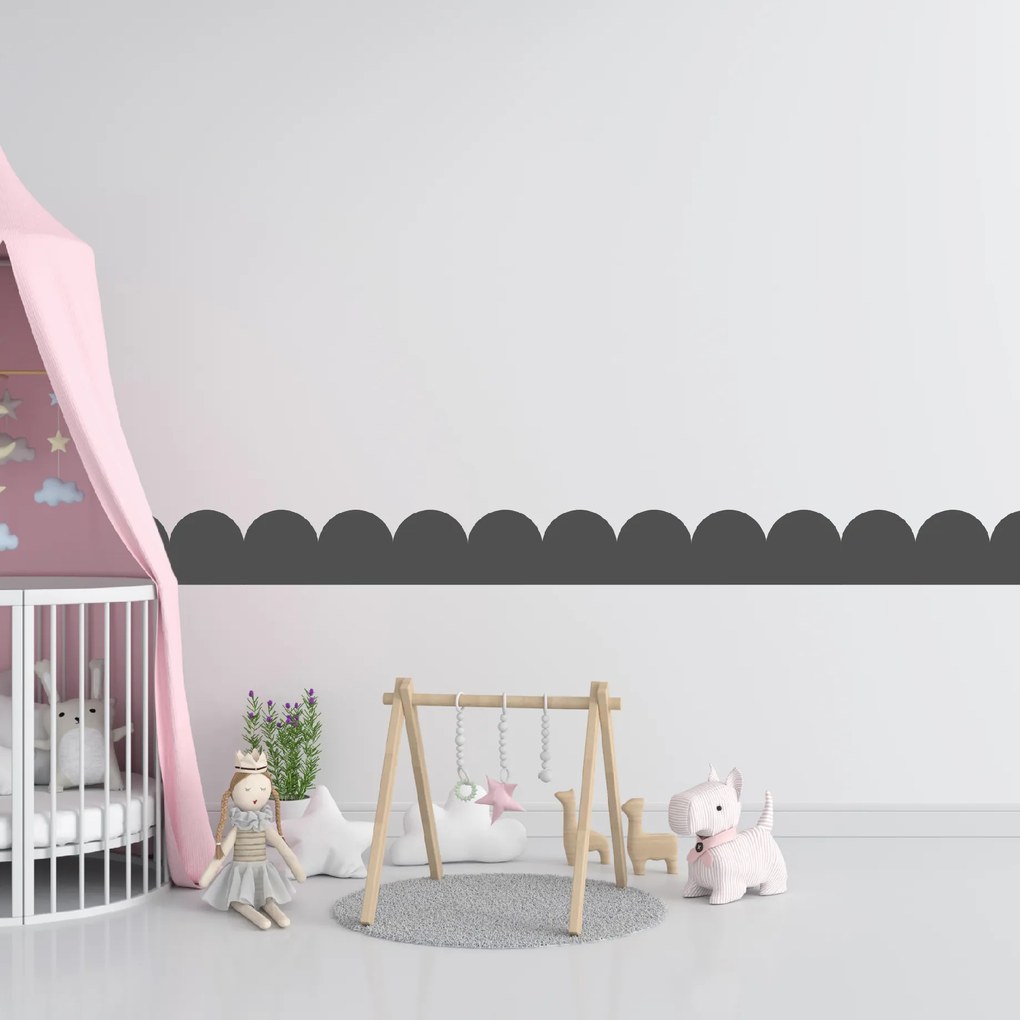 PIPPER. Textil öntapadó tapéta - Mini Ív - Szürke színű Szín: Sápadt