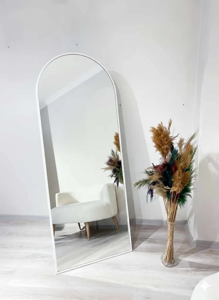 Tükör, fehér, 70 cm