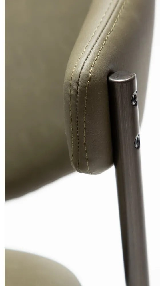 Khaki bőrutánzat étkezőszék Zone – DAN-FORM Denmark