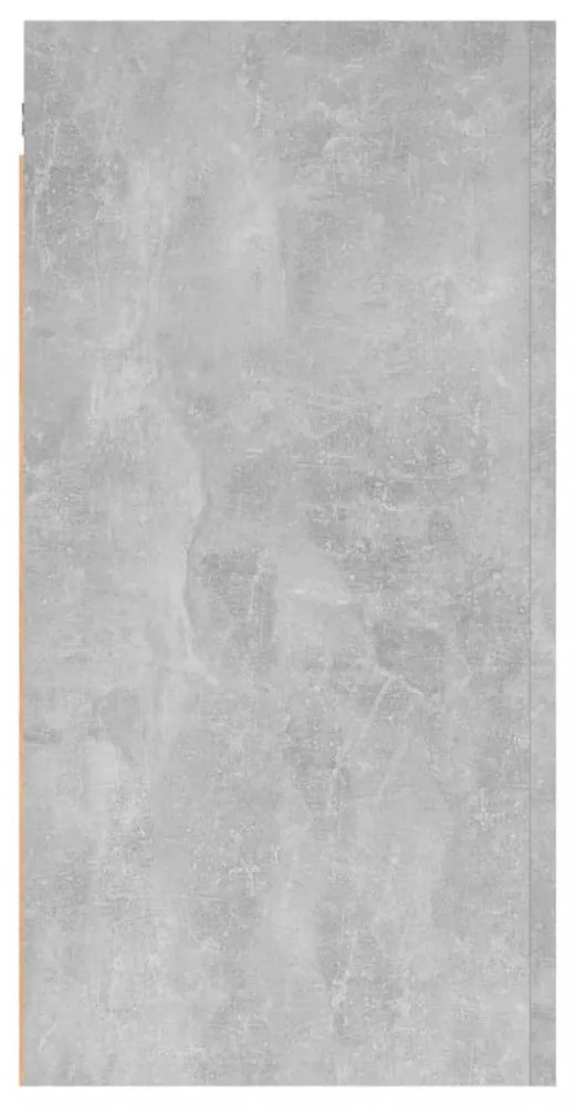 betonszürke szerelt fa TV-szekrény 30,5 x 30 x 60 cm