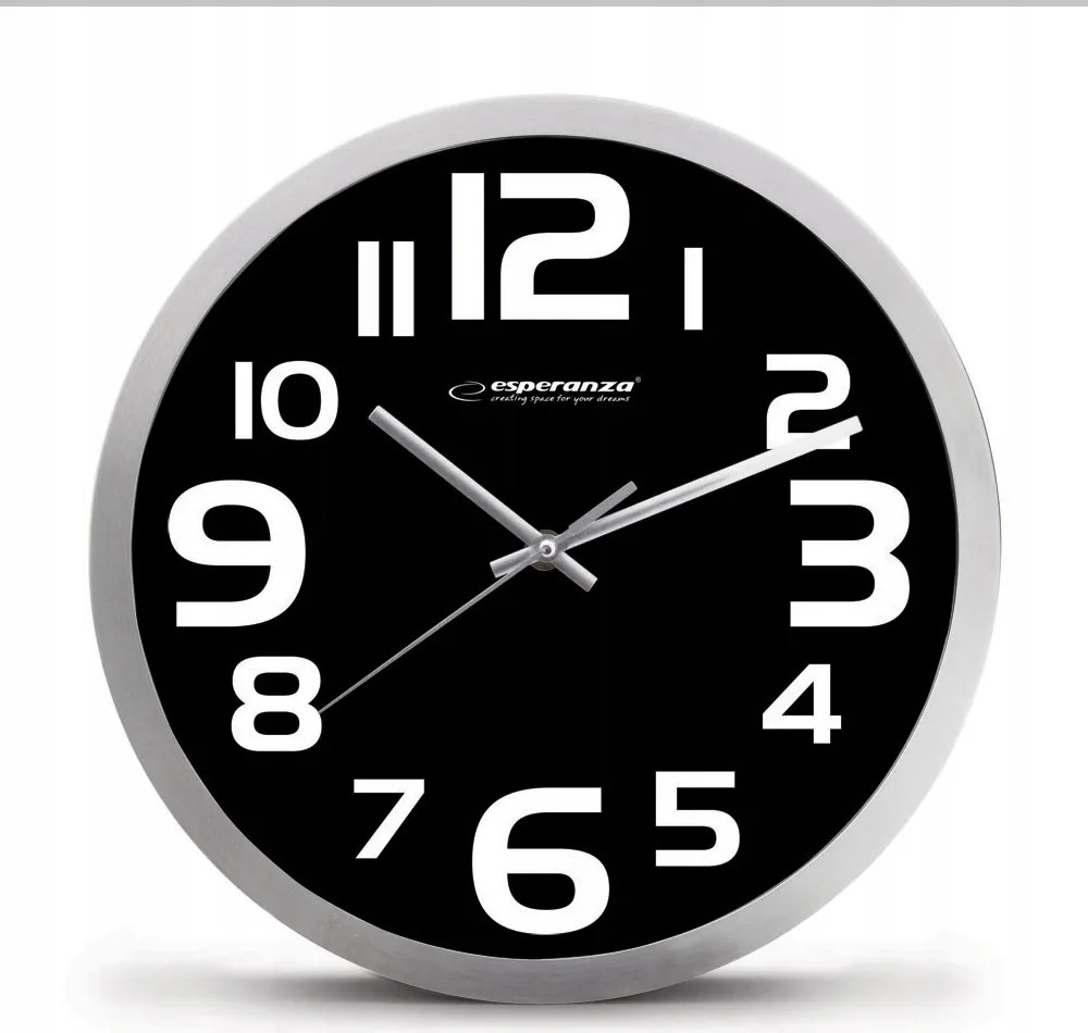 Falióra Klasszikus Analóg 25CM Falra Egyszerű Jól Olvasható Robusztus
