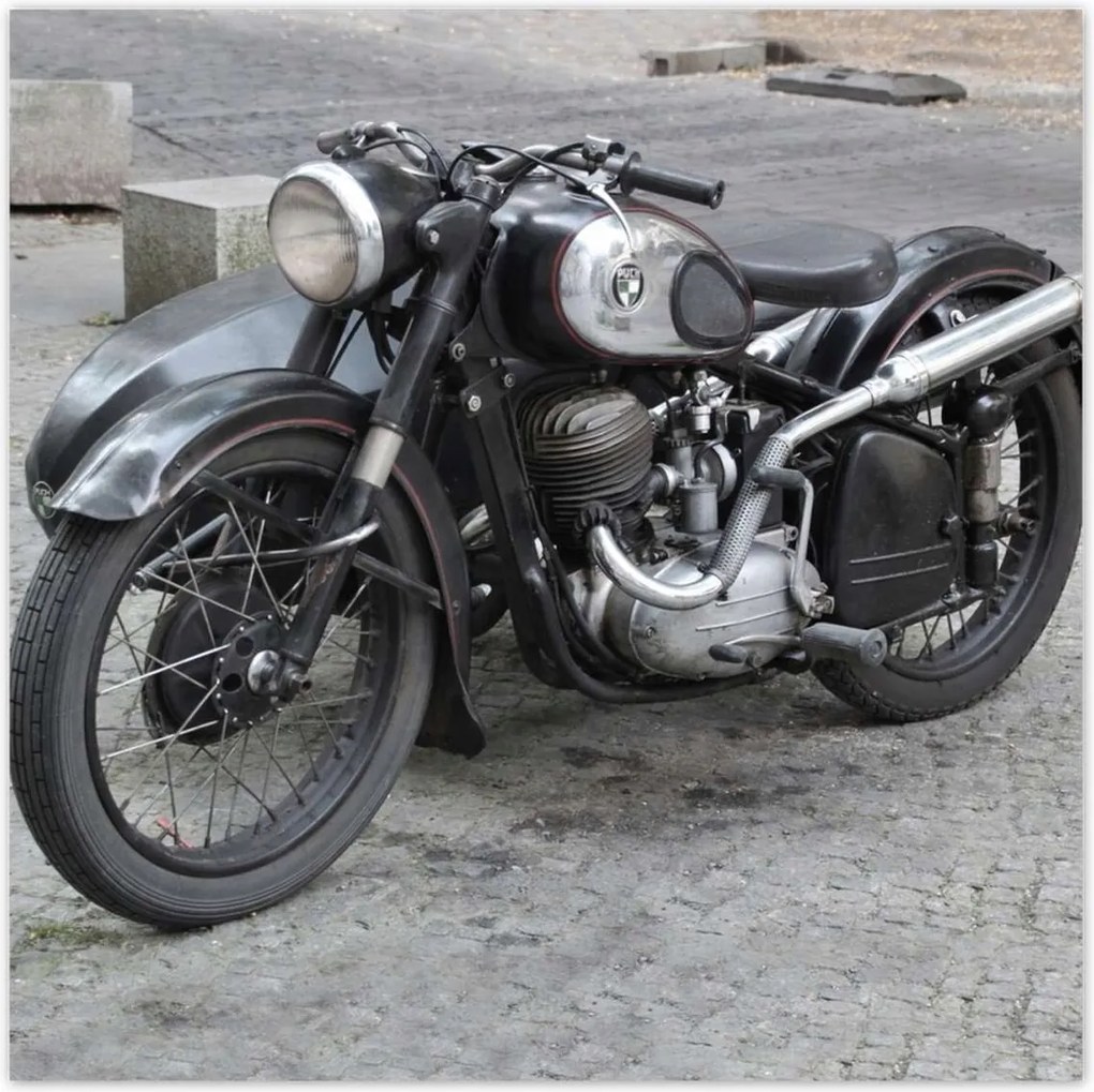Poszterek 70x70 Klasszikus motorkerékpár Motor