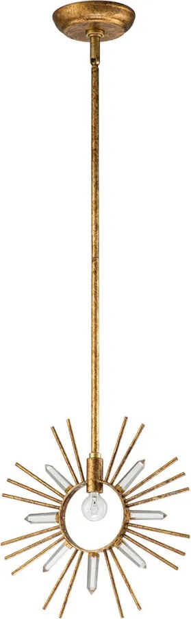 Gilded Nola Sun King GN-SUN-KING-P-G Függőlámpa 1x60 W/E27