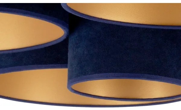 Duolla - Mennyezeti lámpa ROLLER PENTO 5xE27/60W/230V kék