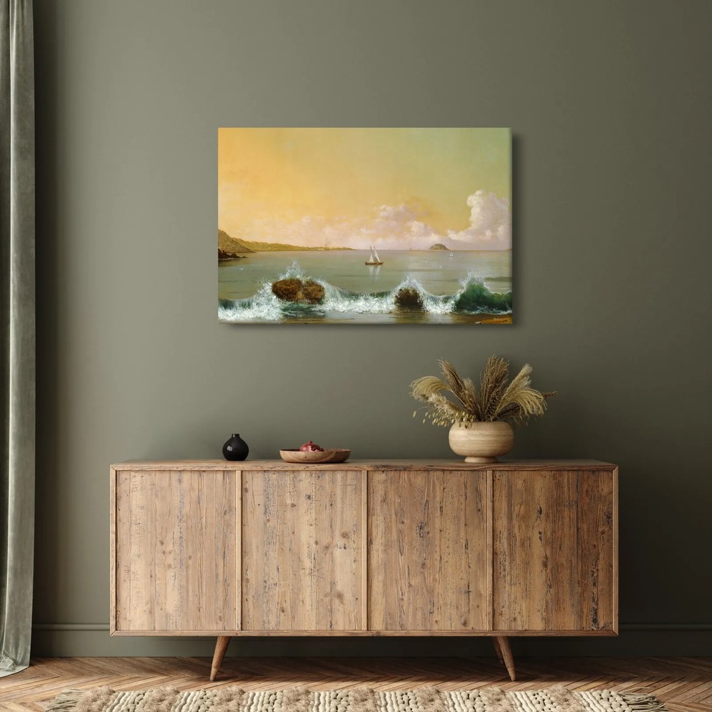 Kép - Martin Johnson Heade, Rio de Janeiro Bay, reprodukciók (90x60 cm)