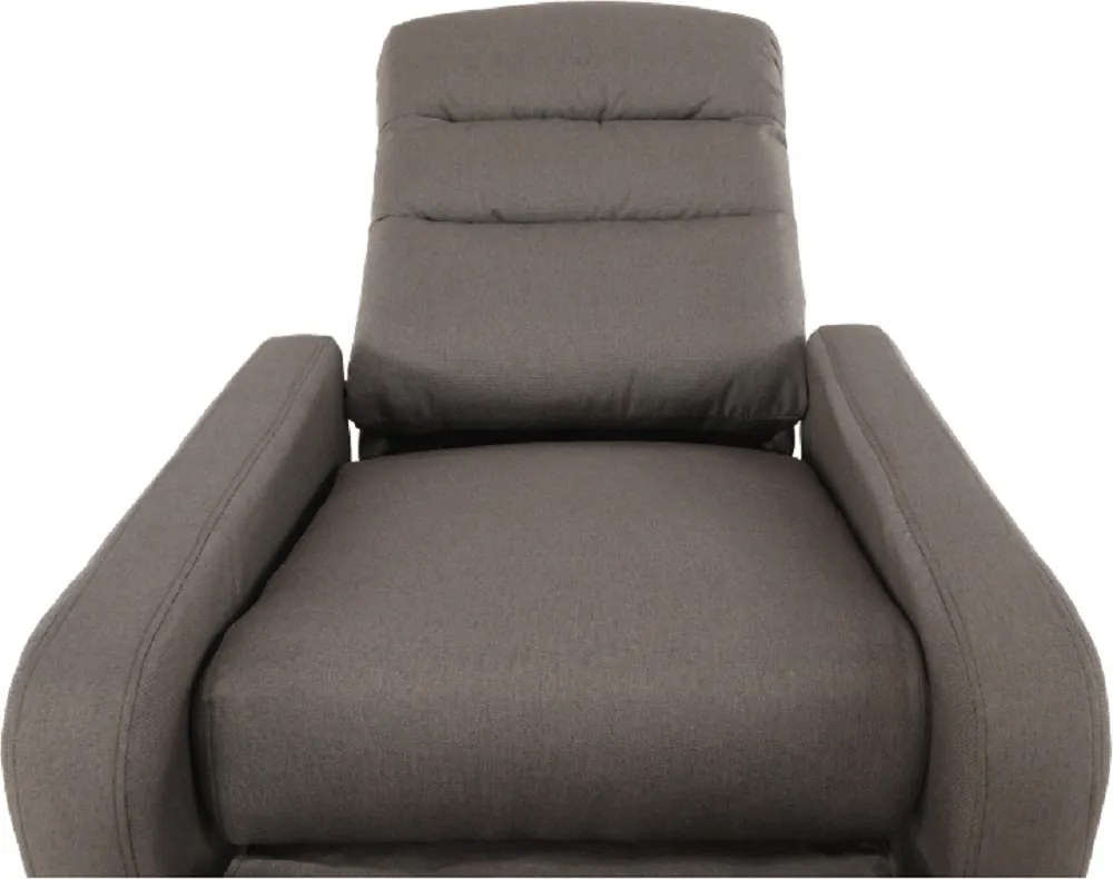 Relaxáló fotel, barna, TURNER