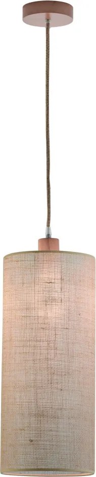 VIOKEF 4216300 SENSO Egyágú Függesztett Lámpa Szövet E27 IP20