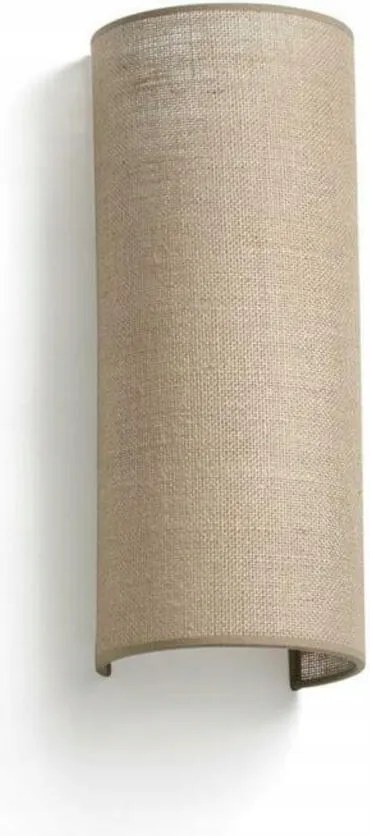 Faro Otton R fali lámpa, kerek, 2x E27, juta, fehér/barna, IP20