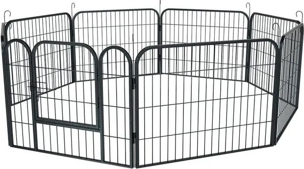 Fém kutyaketrec  kisállatoknak 80 x 60 cm