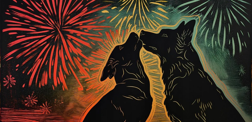 Poszter 91,3x44,5cm Kutya ölelés