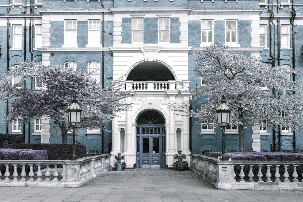 Poszter 60x40cm Albert bíróság épülete, Assaf Frank