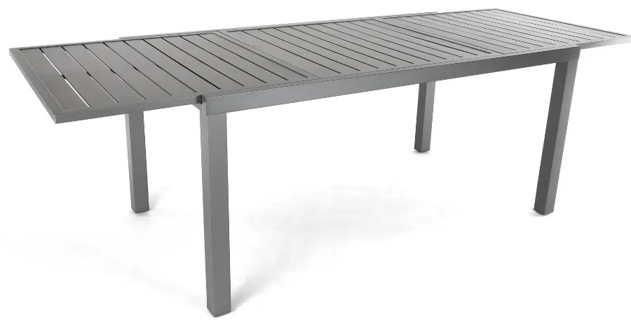 Mirolo kerti asztal, 160–240 × 89 cm, szürke