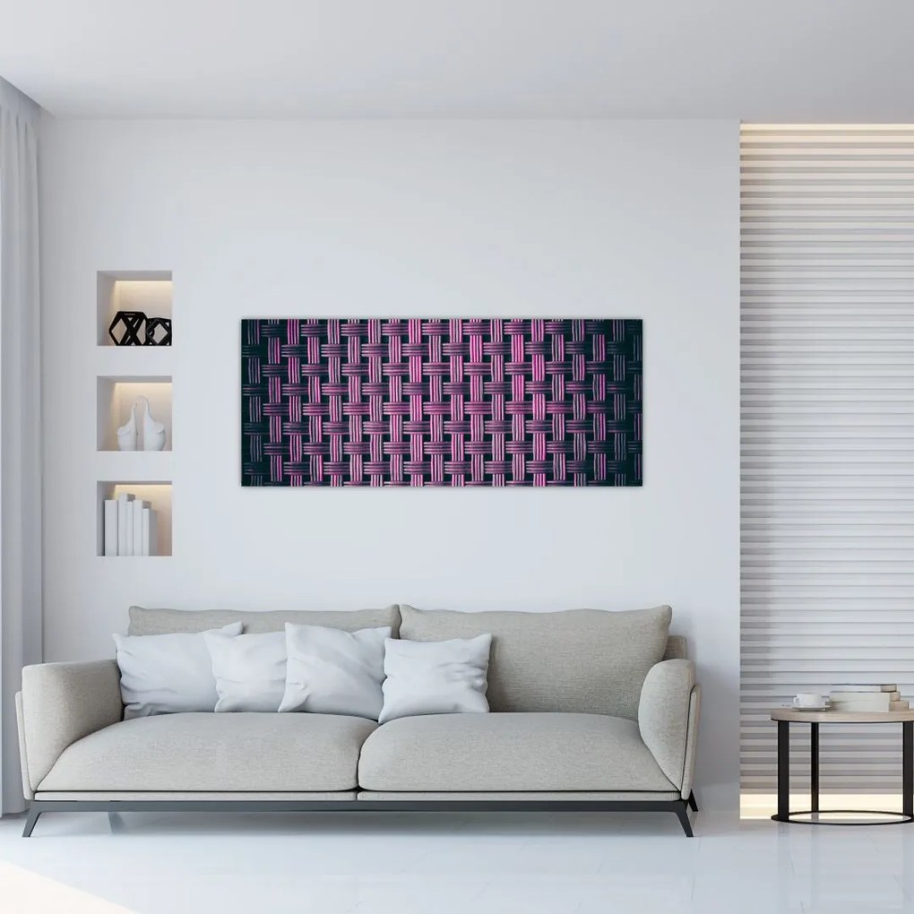 Lila textúrás kép (120x50 cm)