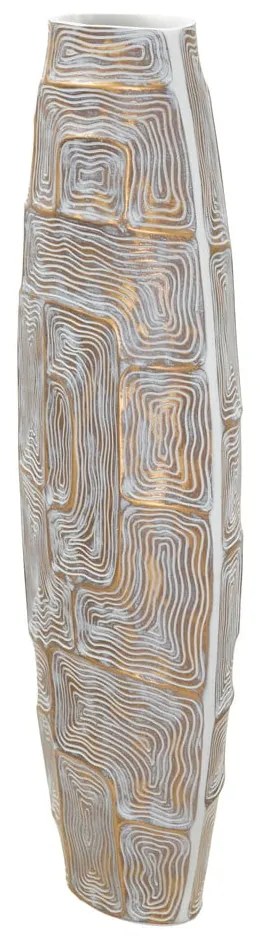 Aranyszínű poligyanta váza (magasság 59,5 cm) Eclips – Mauro Ferretti