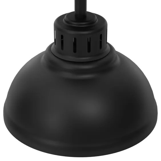 Felületre szerelhető csillár SVEN 1xE27/15W/230V fekete/arany