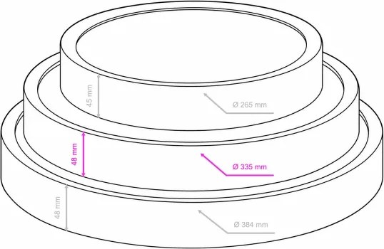 BRILAGI - LED mennyezeti lámpa NATURA LED/20W/230V 4000K pr. 33,7 cm