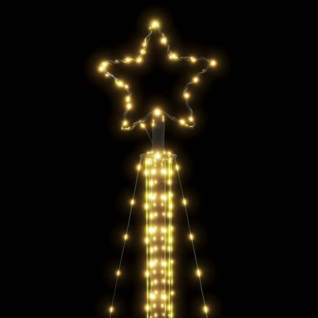 meleg fehér LED karácsonyfa 525 LED 302 cm