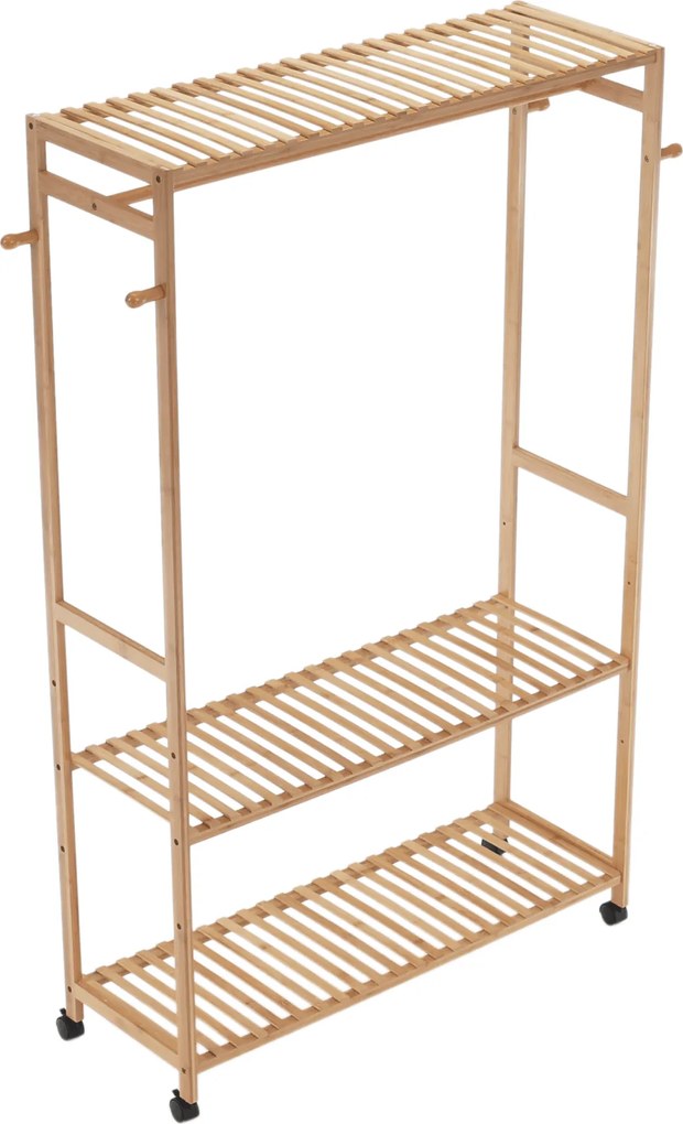 Szekrény szervező, természetes bambusz, MELAR