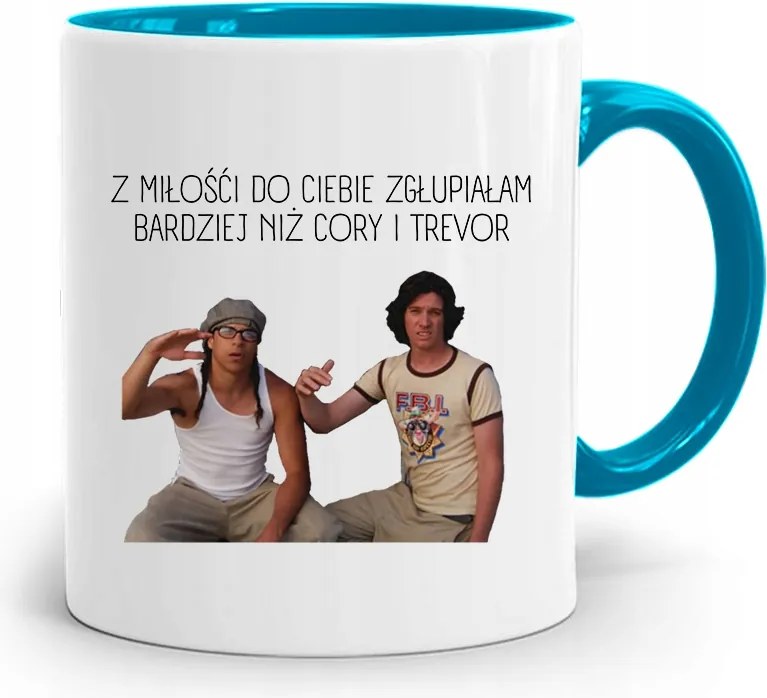 Kék Bögre Fiúnak Az Irántad Való Szeretetből, fényképes nyomattal