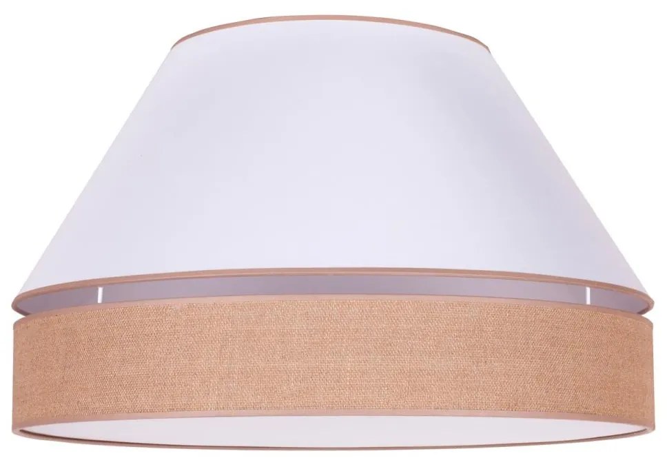 Duolla - Mennyezeti lámpa AVIGNON 3xE27/15W/230V á. 60 cm fehér/barna