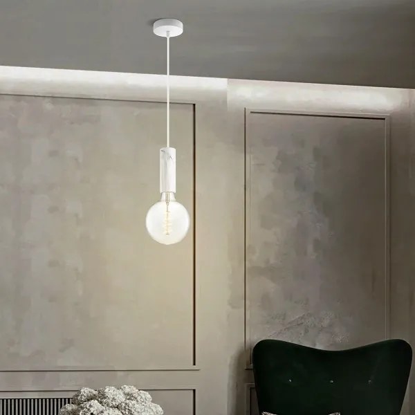 SAGA függeszték 1xE27/40W/230V márvány kivitelben