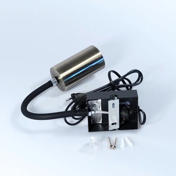 Globo 57911WM - Flexibilis fali lámpa ROBBY 1xGU10/25W/230V fekete/rez