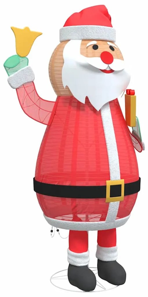 Karácsonyi Mikulás 200 LED-del Meleg fehér 100 x 180 cm szövet