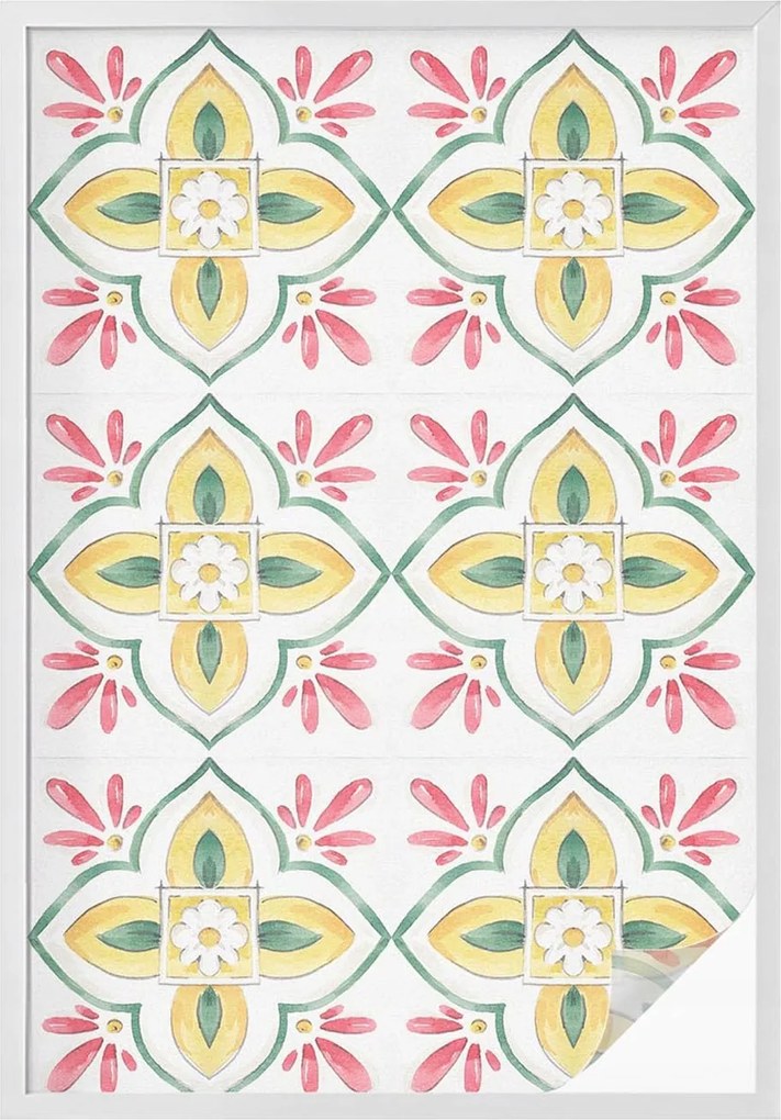 Öntapadós adatvédelmi fólia szélvédőre Virágos dísz 100x146