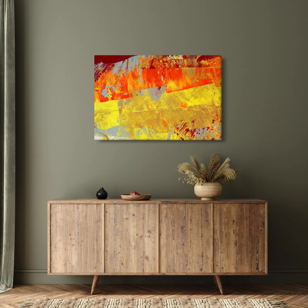 Absztrakció kép - festmény (90x60 cm)