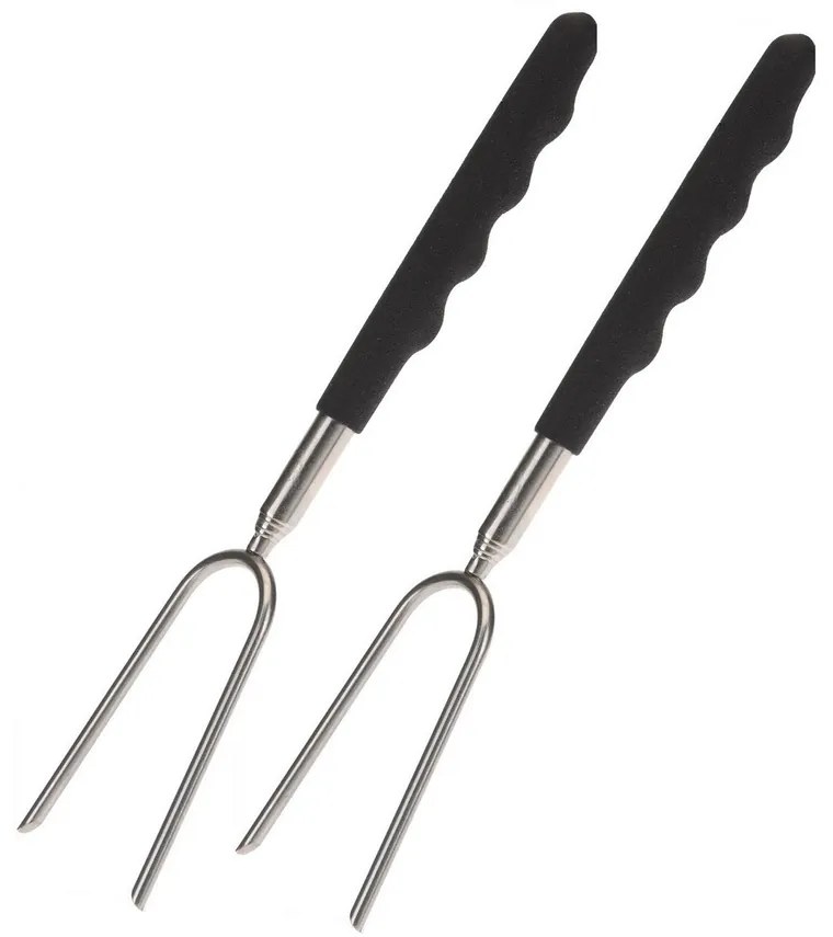 Teleszkópos grill nyárs készlet, 2 db