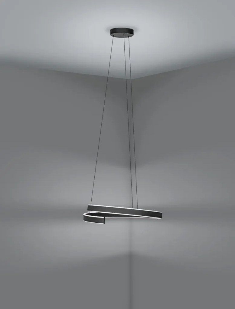 EGLO 900404 ANDABAIA Modern Led Függesztett Lámpa Fehér, Fekete LED IP20