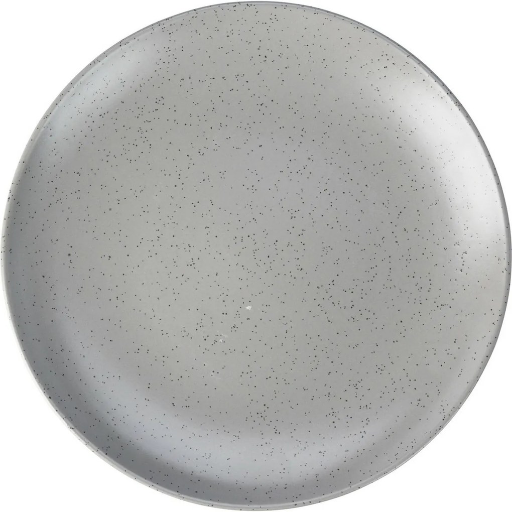 Stone kőagyag lapos tányér, átmérő 27 cm, szürke