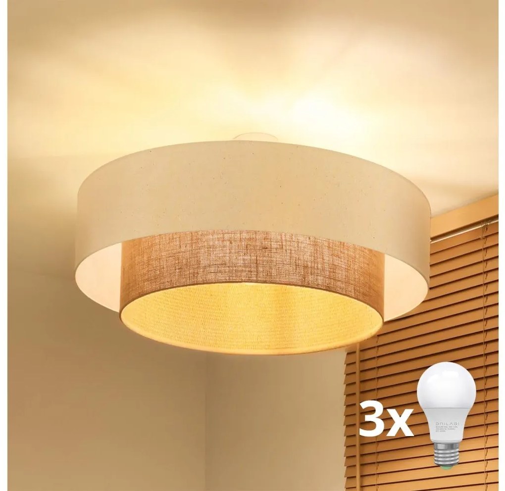 Brilagi - LED felületre szerelhető csillár BOHO STYLE 3xE27/15W/230V átm. 80 cm