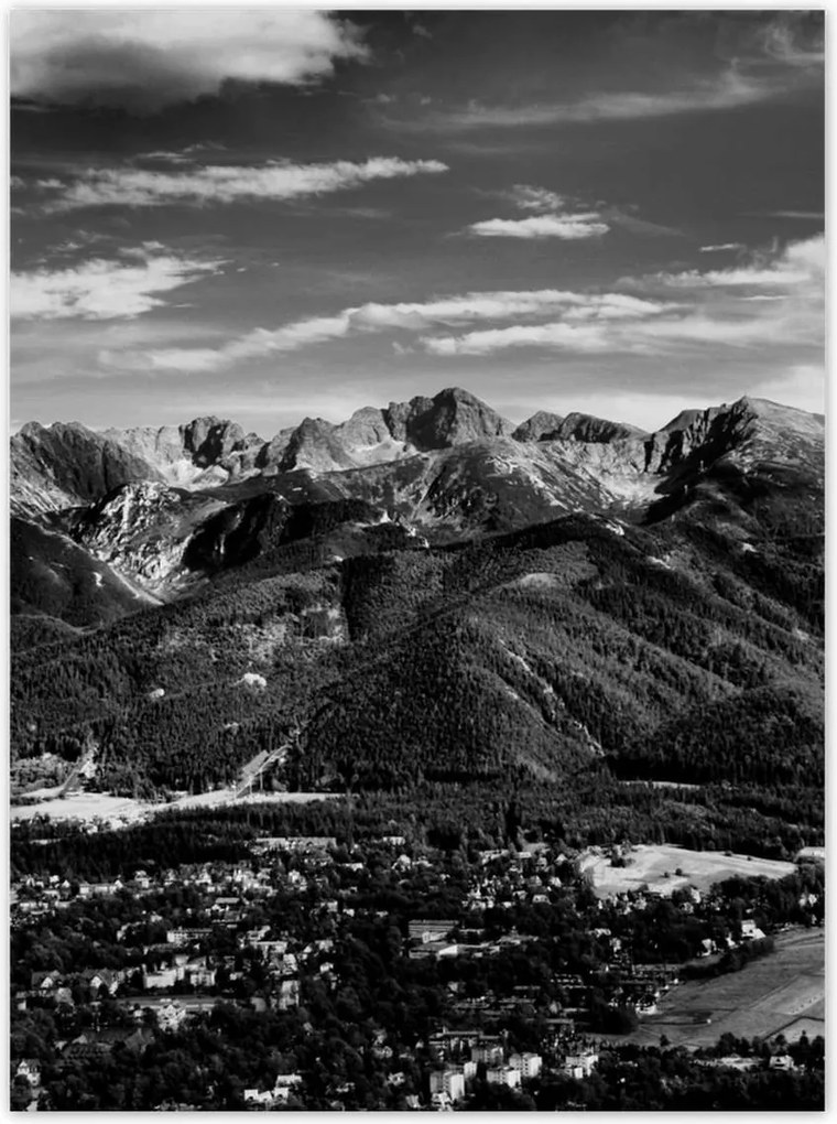 Poszterek 100x135 Tátra Lengyel hegyek Kilátás