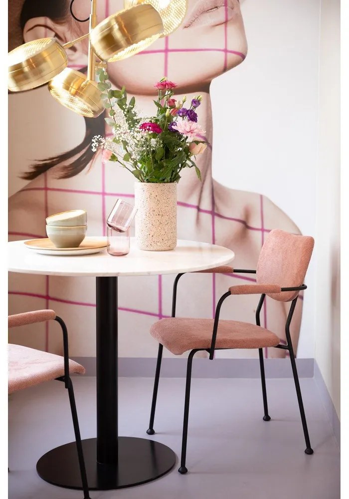 Világos rózsaszín étkezőszék szett 2 db-os Benson – Zuiver