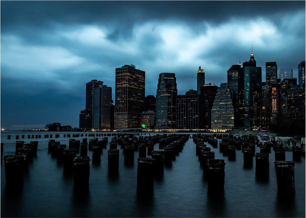 Kép - Kilátás a New York-i felhőkarcolókra (70x50 cm)