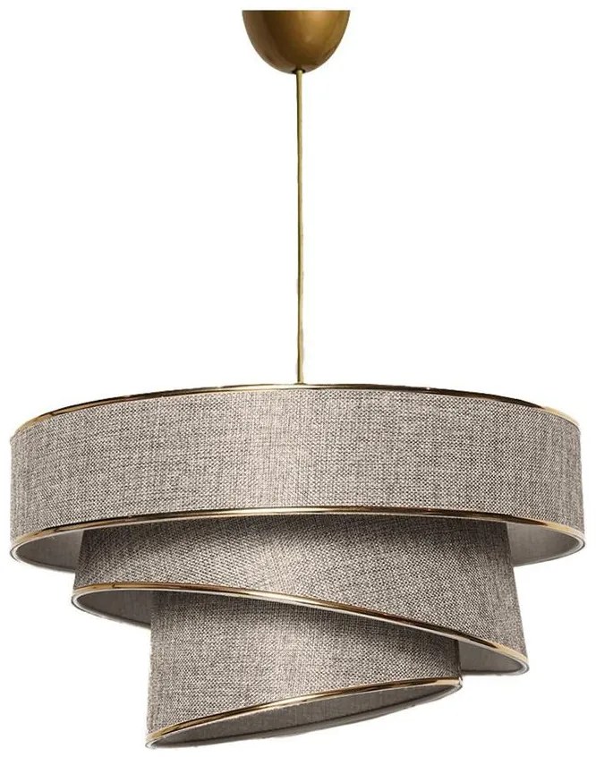 Függőlámpa, Couper - Beige, Arany