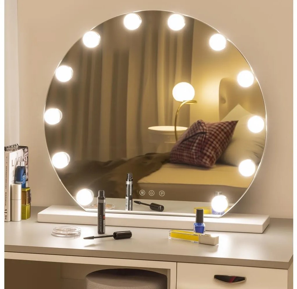 Brilagi Brilagi - LED állítható smink tükör HOLLYWOOD LED/12W/230V 3000-6500K BG2217