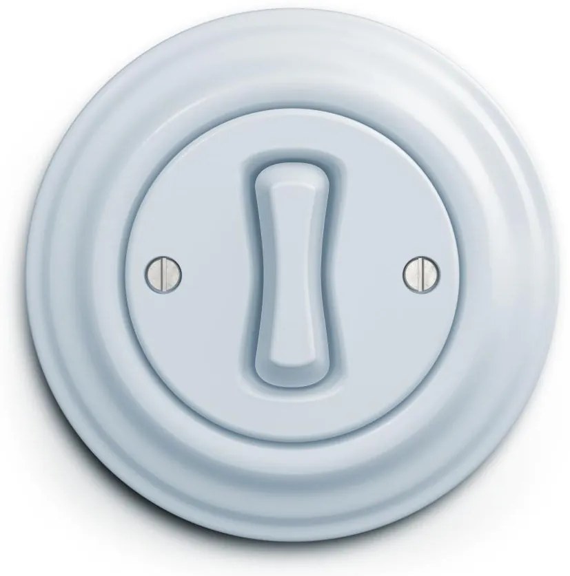 Kliklap - Retro keresztkapcsoló 7-es kerettel, kék