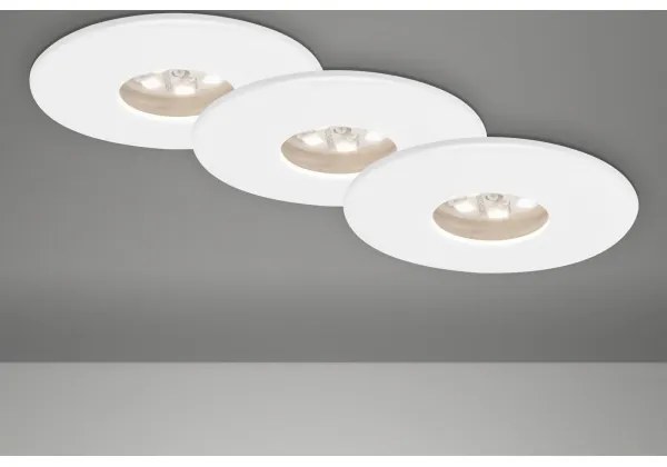 Briloner 7240-036 -KÉSZLET 3xLED Fürdőszobai beépíthető lámpa ATTACH LED/1,8W/230V IP44 fehér
